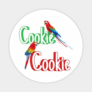 Cookie Parrot Magnet